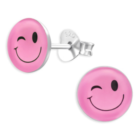 Emoji Kinder Ohrringe aus 925 Silber