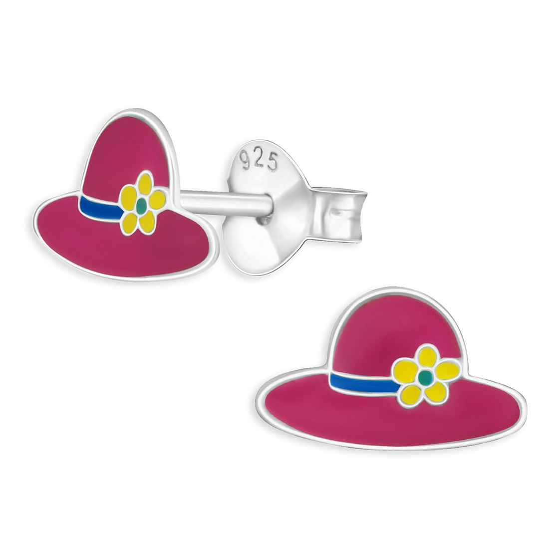 Hut Kinder Ohrringe aus 925 Silber Hut Kinder Ohrringe aus 925 Silber