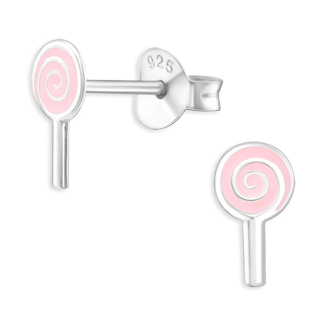 Lollipop Kinder Ohrringe aus 925 Silber