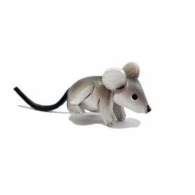 Maus Schlsselanhnger aus Leder