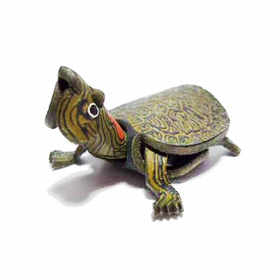 Schildkrte Schlsselanhnger aus Leder