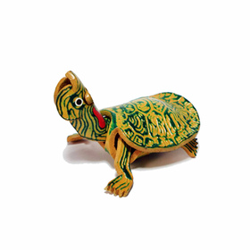 Schildkrte Schlsselanhnger aus Leder