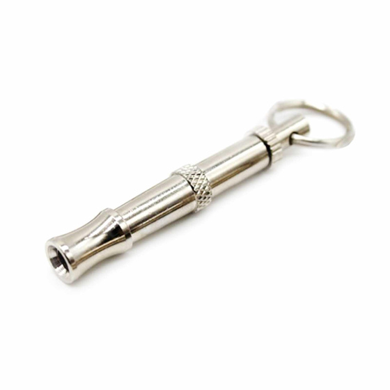 Hundepfeife einstellbar aus Messing