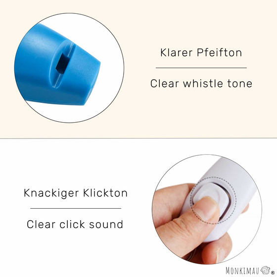 Hundepfeife mit Klicker in gr�n