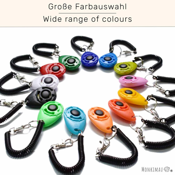 Klicker Training Hund in pink