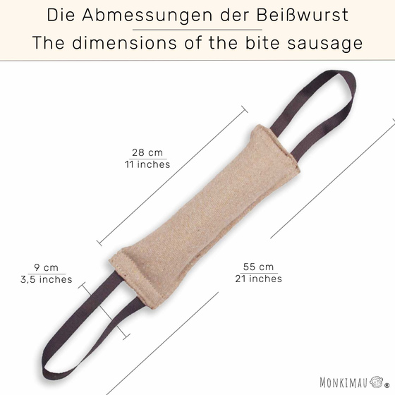 Beisswurst Hunde Spielzeug