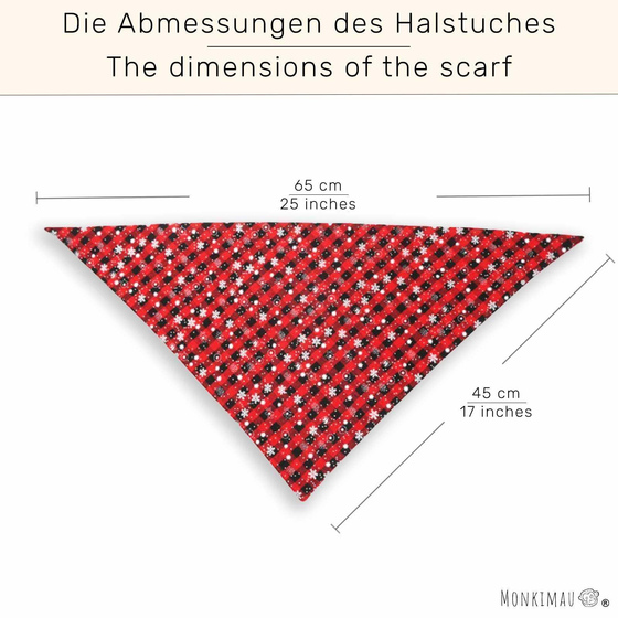 Hundehalstuch Weihnachten wei�