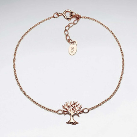 Monkimau Lebensbaum Damen Armband aus Silber