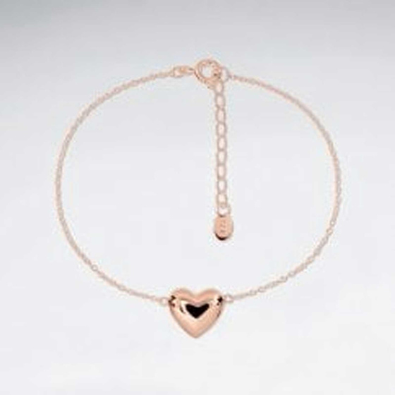 Monkimau Herz Damen Armband aus Silber