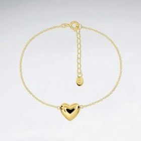 Monkimau Herz Damen Armband aus Silber