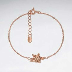 Monkimau Schildkr�ten Damen Armband aus Silber