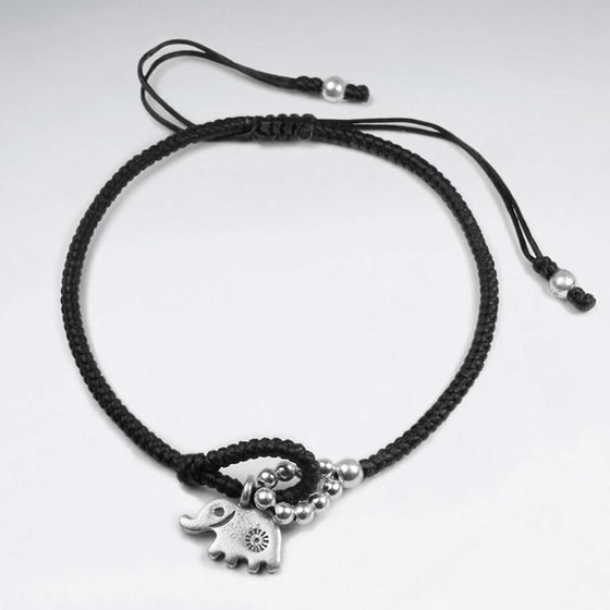 Monkimau Elefanten Herren Armband aus Silber