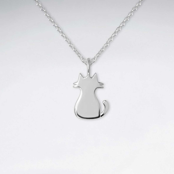 Monkimau Katzen Damen Anhnger aus Silber