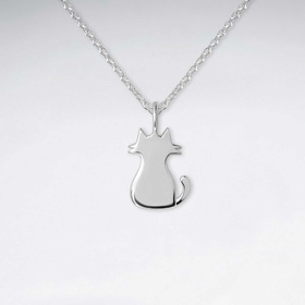 Monkimau Katzen Damen Anhnger aus Silber