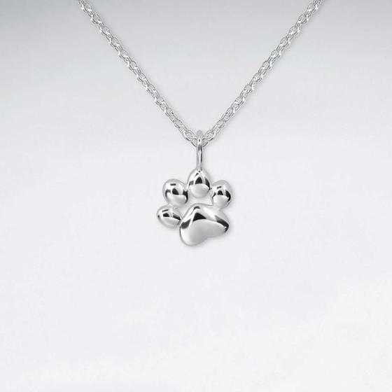 Monkimau Pfoten Damen Anhnger aus Silber