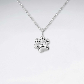 Monkimau Pfoten Damen Anhnger aus Silber