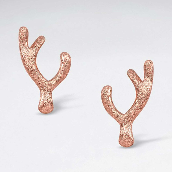 Monkimau Geweih Damen Ohrringe aus Silber