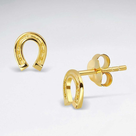 Monkimau Hufeisen Damen Ohrringe aus Silber