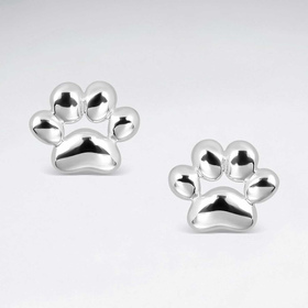 Monkimau Pfoten Damen Ohrringe aus Silber