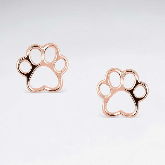 Monkimau Pfoten Damen Ohrringe aus Silber