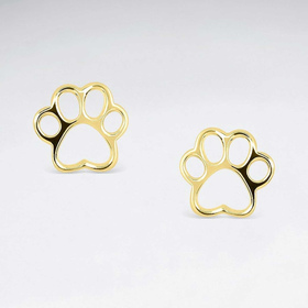 Monkimau Pfoten Damen Ohrringe aus Silber