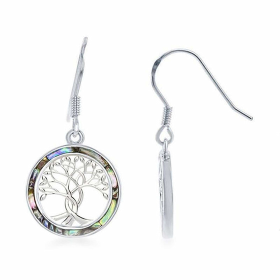Monkimau Lebensbaum Damen Ohrh�nger Ohrringe aus Silber