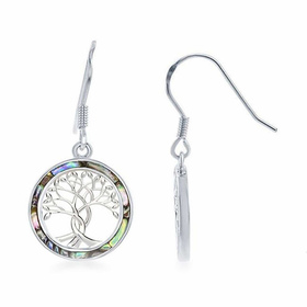 Monkimau Lebensbaum Damen Ohrh�nger Ohrringe aus Silber