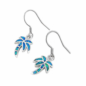 Monkimau Palmen Damen Ohrh�nger Ohrringe aus Silber