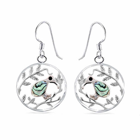 Monkimau Kiwi Damen Ohrhnger Ohrringe aus Silber