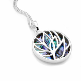 Monkimau Bl�tter Damen Halsketten Anh�nger aus Silber