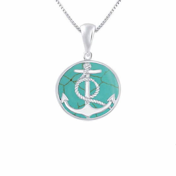 Monkimau Anker Damen Halsketten Anhnger aus Silber