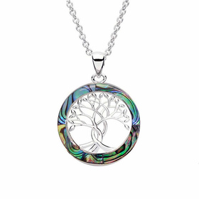 Monkimau Lebensbaum Damen Halsketten Anh�nger aus Silber