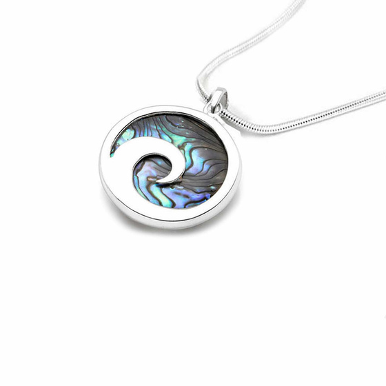 Monkimau Surfer Welle Damen Halsketten Anhnger aus Silber