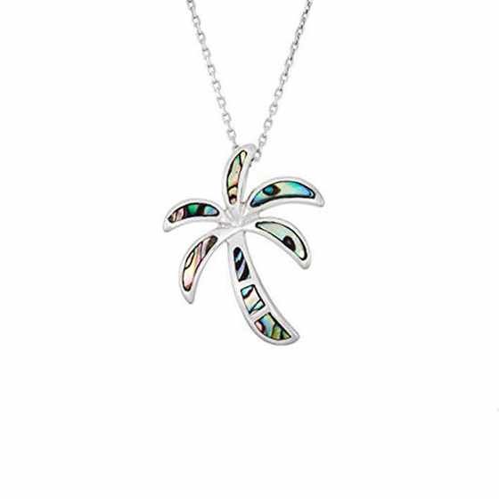Monkimau Palme Damen Halsketten Anh�nger aus Silber