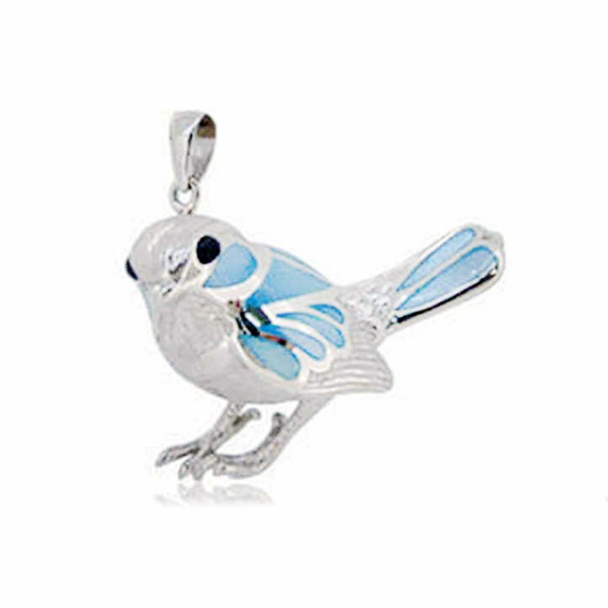 Monkimau Vogel Damen Halsketten Anhnger aus Silber