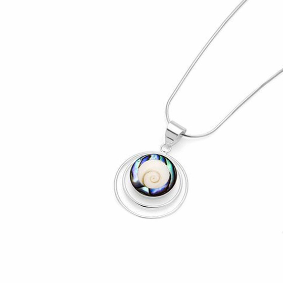 Monkimau Muschel Damen Halsketten Anhnger aus Silber