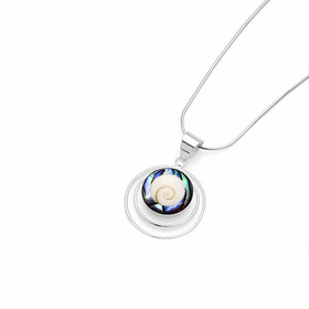 Monkimau Muschel Damen Halsketten Anh�nger aus Silber