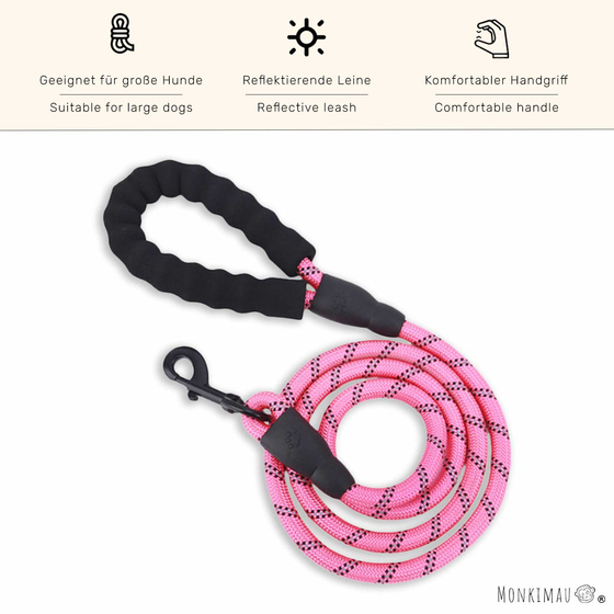 Hundeleine pink