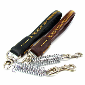 Kurzfhrer Hundeleine aus Leder