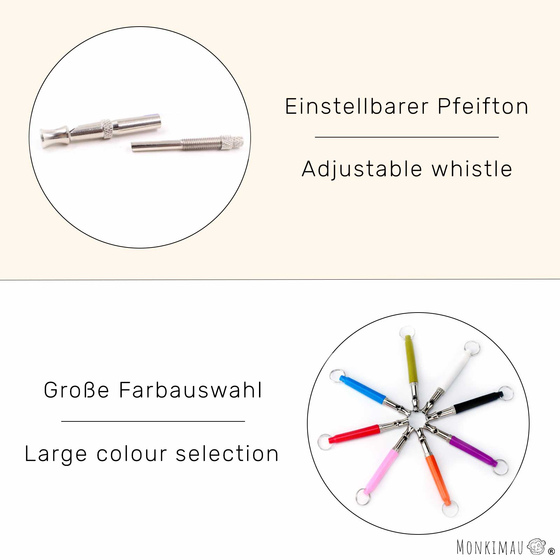 Hundepfeifen Ton einstellbar