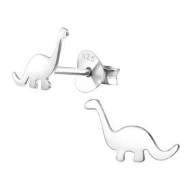 Auf dem Bild zu sehen sind Kinder Ohrringe Dino Saurier...