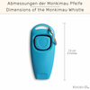 Hundepfeife mit Klicker