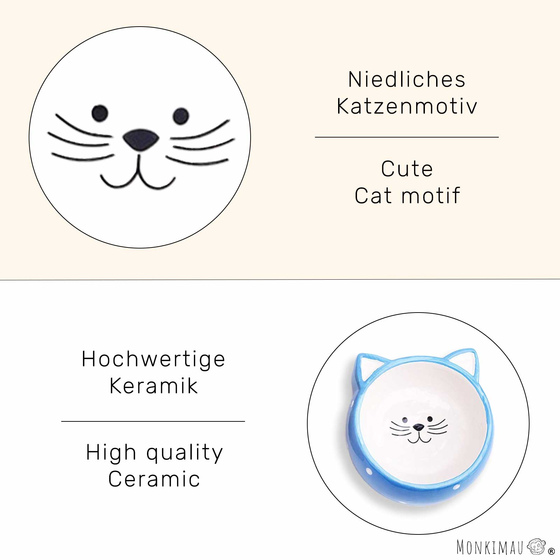 Katzennapf aus Keramik