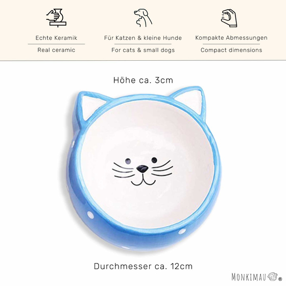 Katzennapf aus Keramik