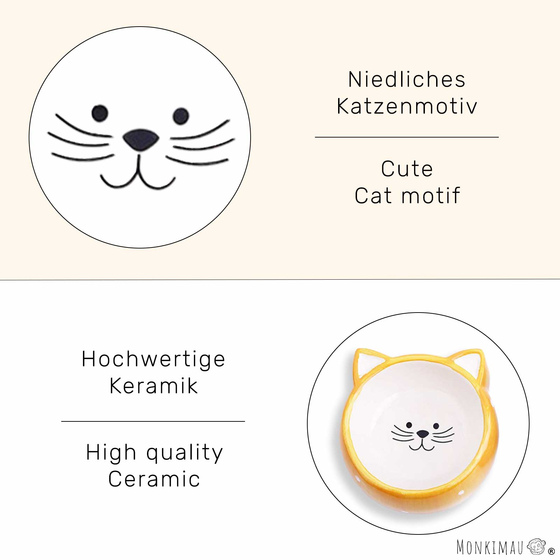 Katzennapf aus Keramik