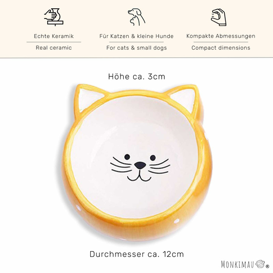 Katzennapf aus Keramik