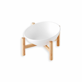 Hundenapf und Katzennapf aus Keramik wei� 300ml