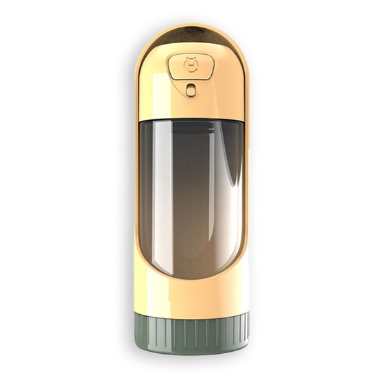 Trinkflasche Hund gelb