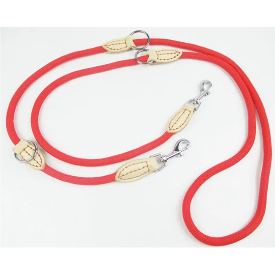 Verstellbare Fhrleine fr Hunde rot