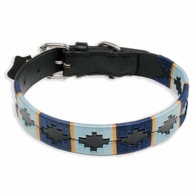 Auf dem Bild ist ein Hundehalsband als Polo Lederhalsband...